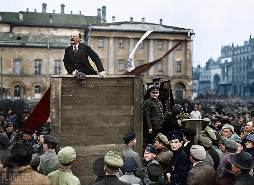 Lenin y Trotsky